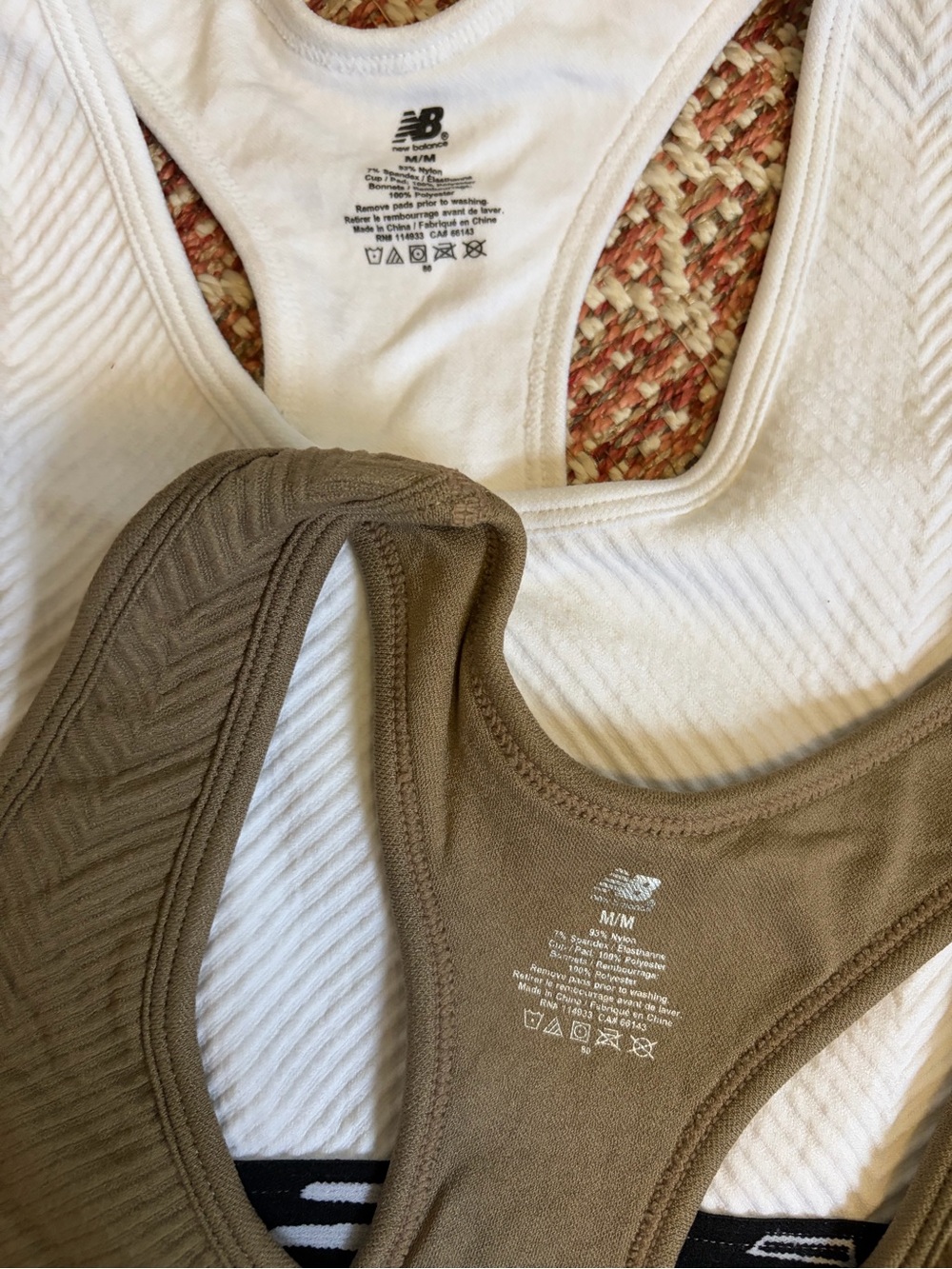 New Balance Ribbed Racerback Sports Bras Bundle of 5 - Picture 5 of 5